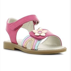 Sprox Fuschia Metallic Petal Sandal